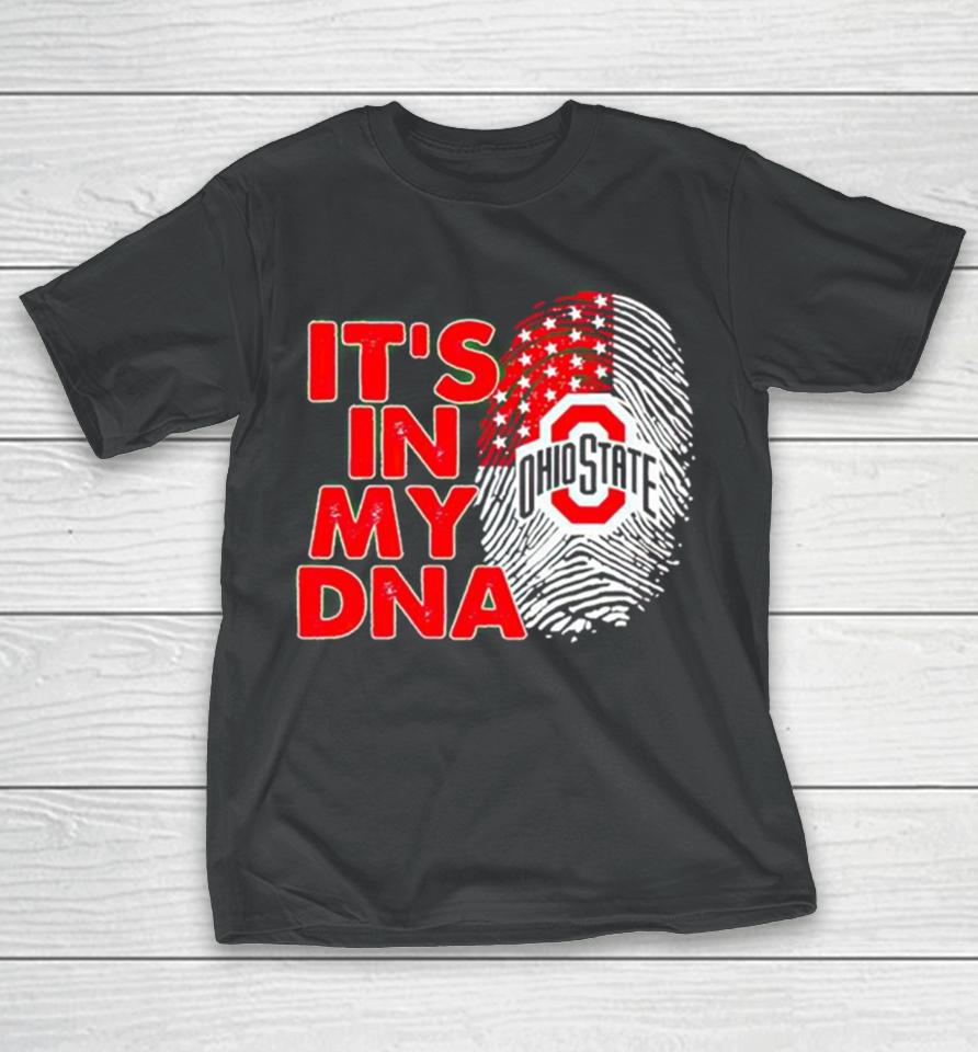 Ohio State Buckeyes It’s In My Dna Fingerprint T-Shirt