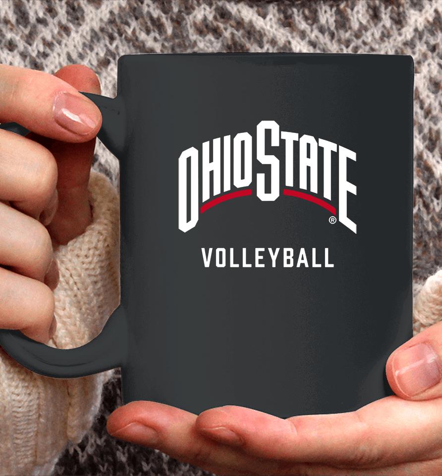 Ohio State Buckeyes Volleyball Scarlet Coffee Mug