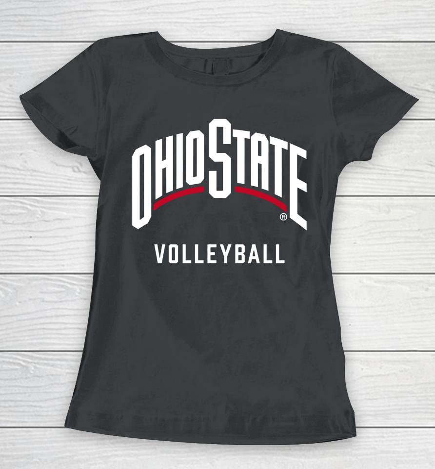 Ohio State Buckeyes Volleyball Scarlet Women T-Shirt