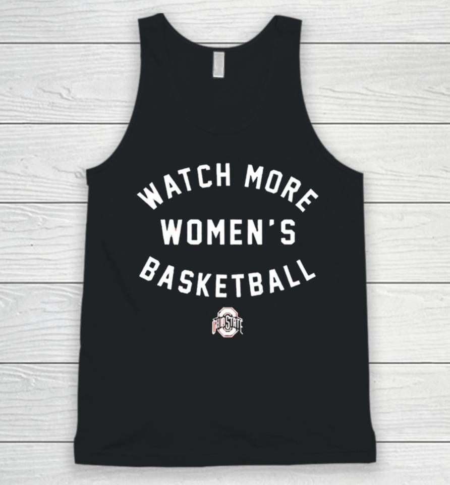 Ohio State Buckeyes Watch More Women’s Basketball Unisex Tank Top
