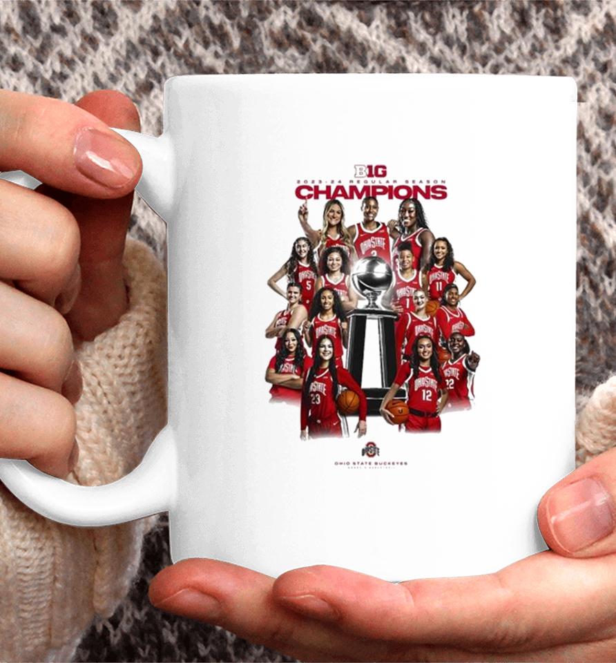 Ohio State Buckeyes Women’s Basketball Regular Season Champions Cup All Team Coffee Mug