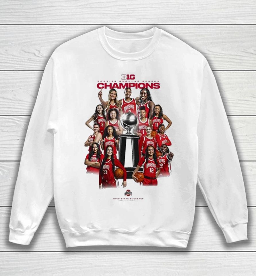 Ohio State Buckeyes Women’s Basketball Regular Season Champions Cup All Team Sweatshirt