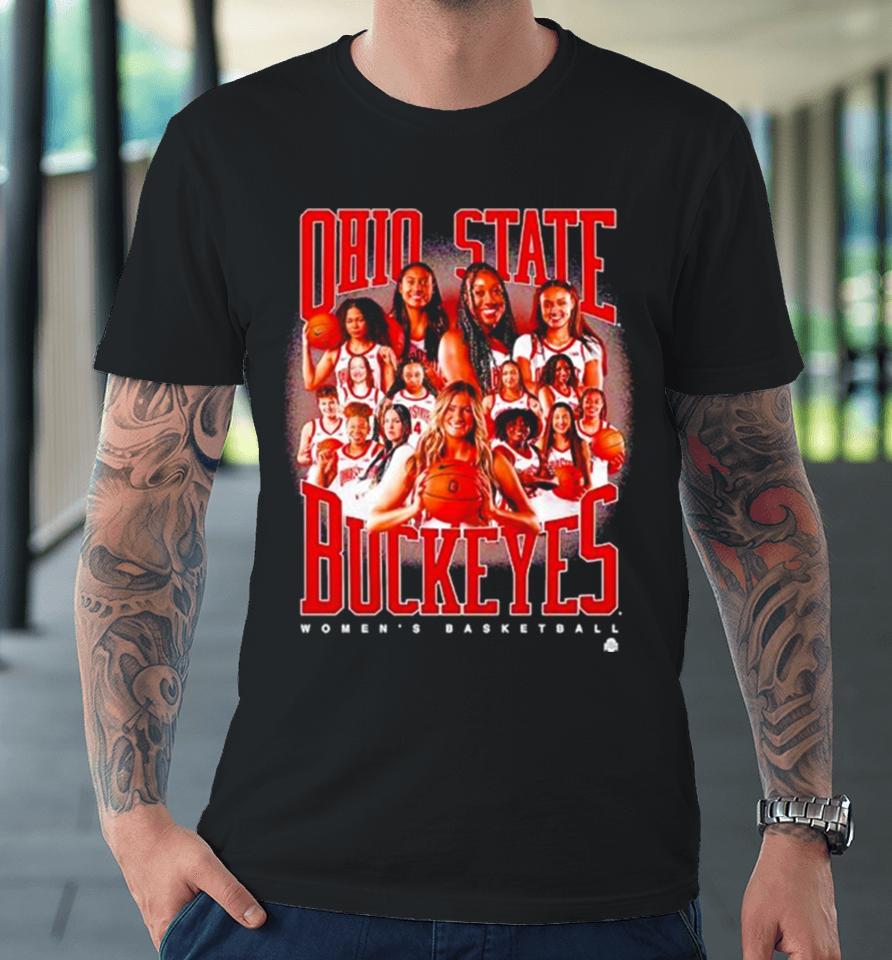 Ohio State Buckeyes Women’s Basketball Team Signature Premium T-Shirt