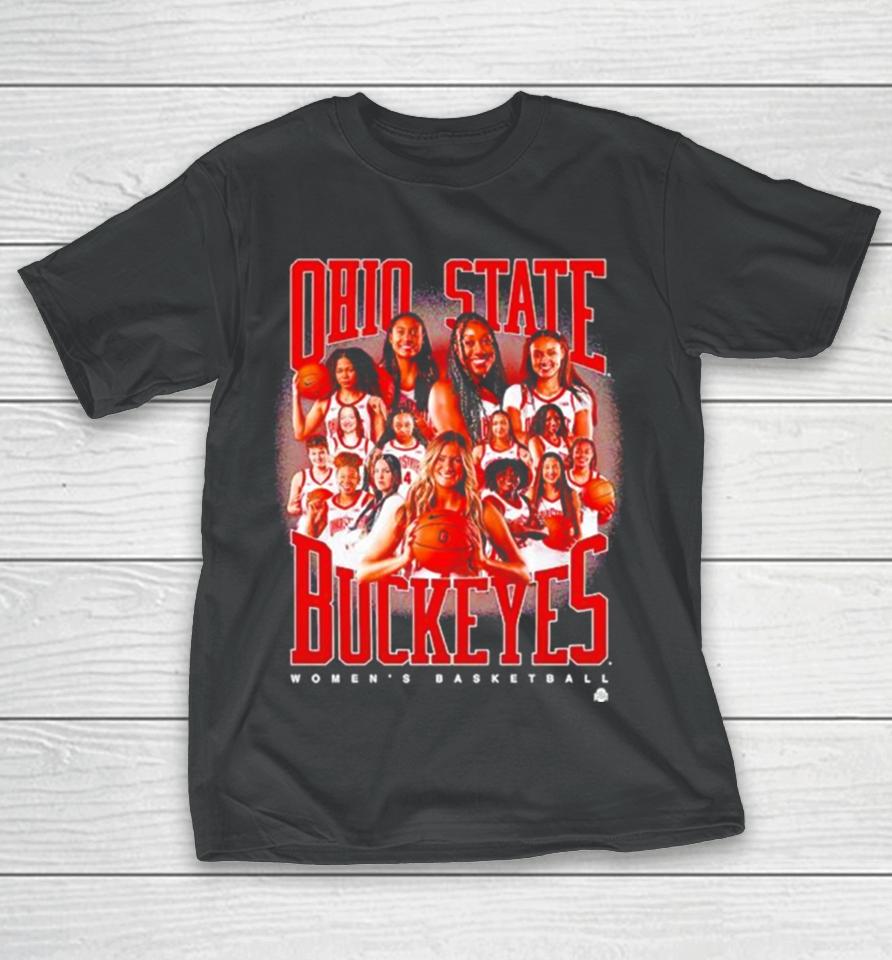Ohio State Buckeyes Women’s Basketball Team Signature T-Shirt