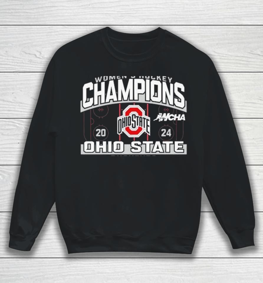 Ohio State Buckeyes Women’s Hockey 2024 Champions Sweatshirt