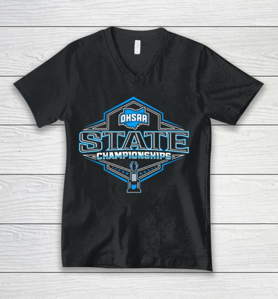 Ohsaa Sate Championships Diamond Plateshirts Unisex V-Neck T-Shirt