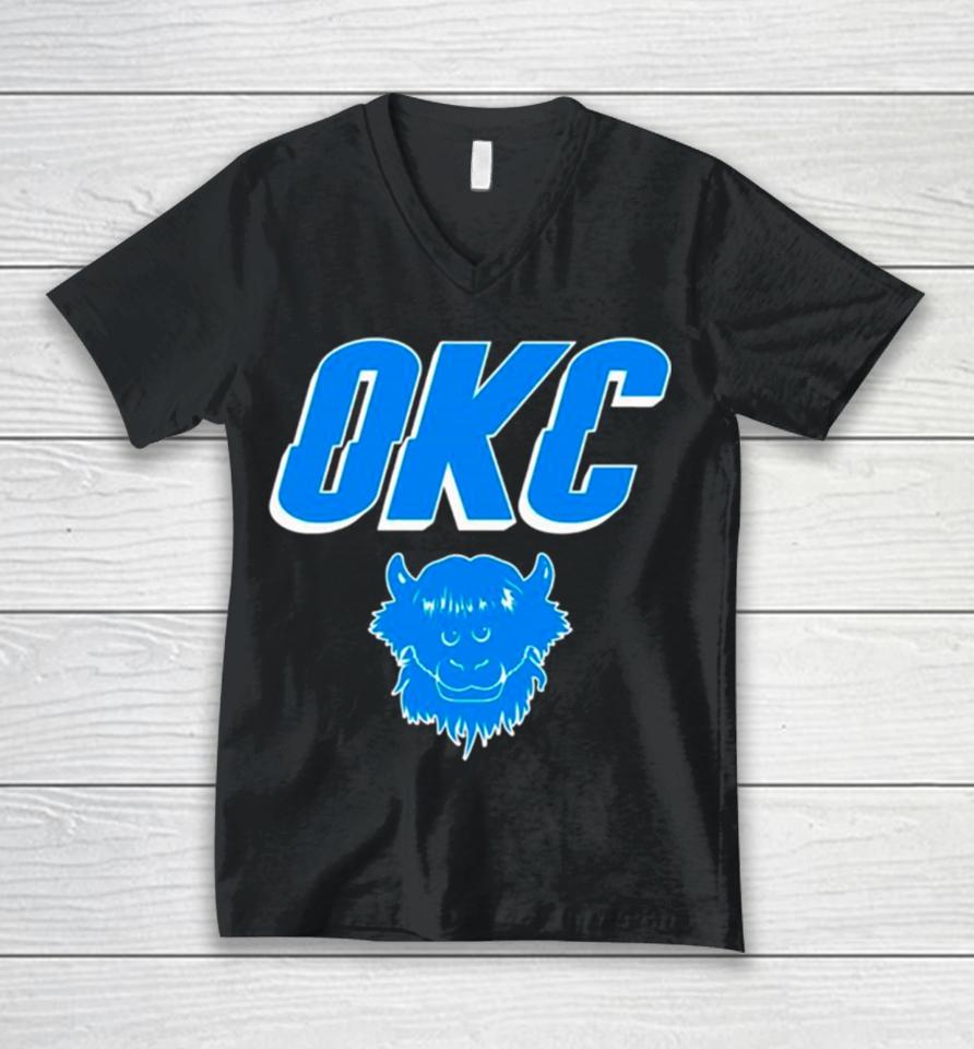 Okc Thunder Nba Basketball Unisex V-Neck T-Shirt