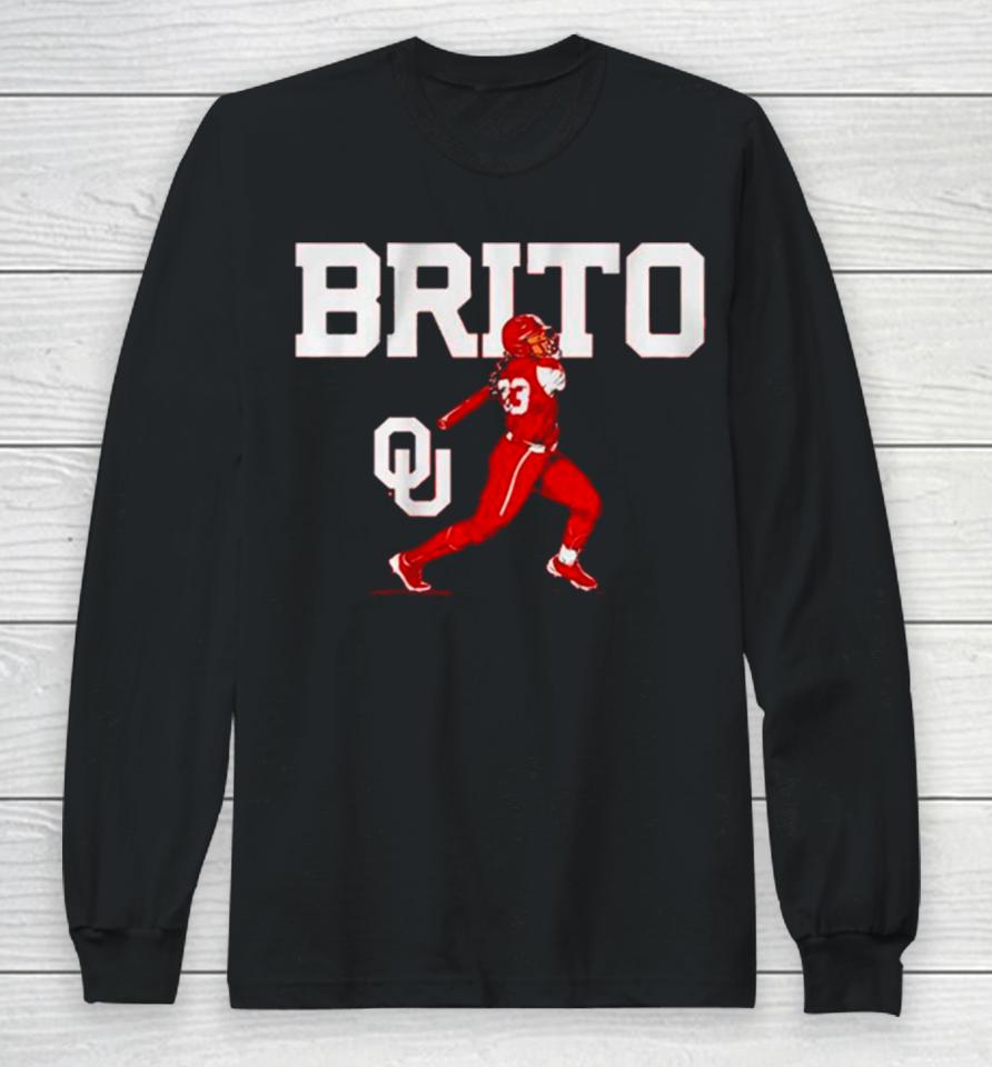 Oklahoma Softball Alyssa Brito Vintage Long Sleeve T-Shirt