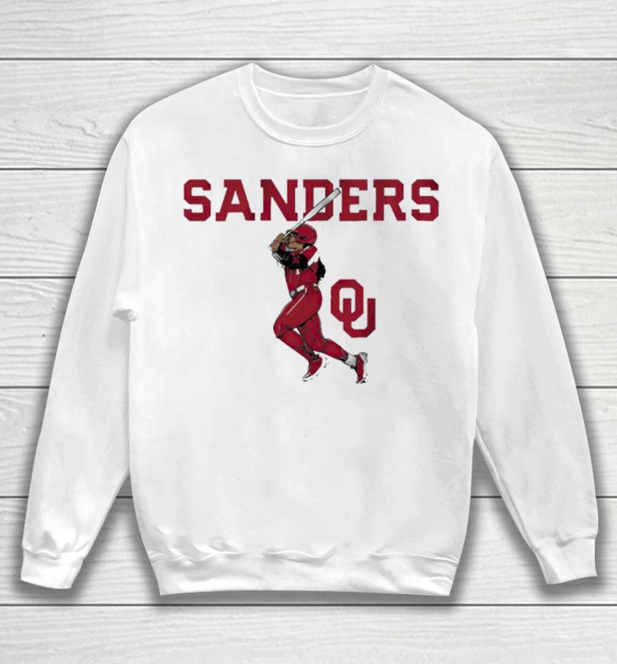 Oklahoma Softball Cydney Sanders Slugger Swing Sweatshirt