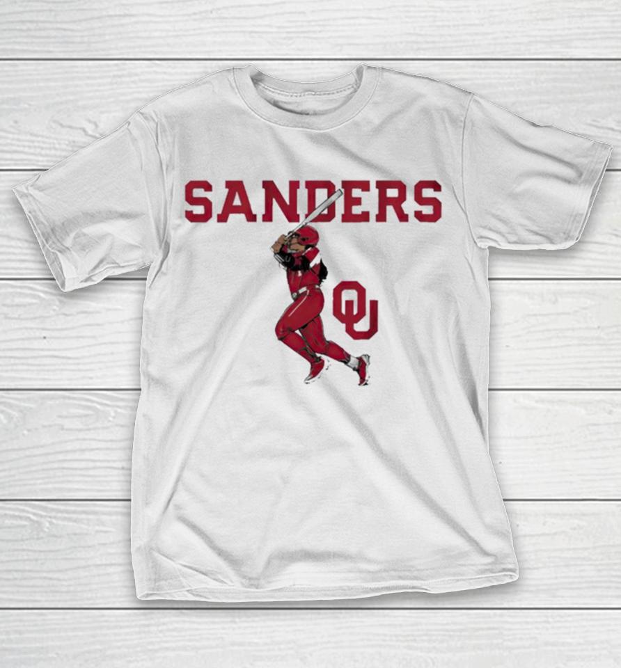 Oklahoma Softball Cydney Sanders Slugger Swing T-Shirt