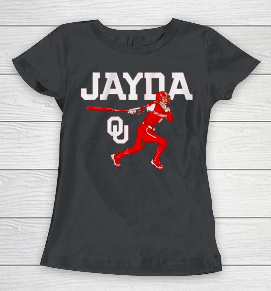 Oklahoma Softball Jayda Coleman Player Women T-Shirt