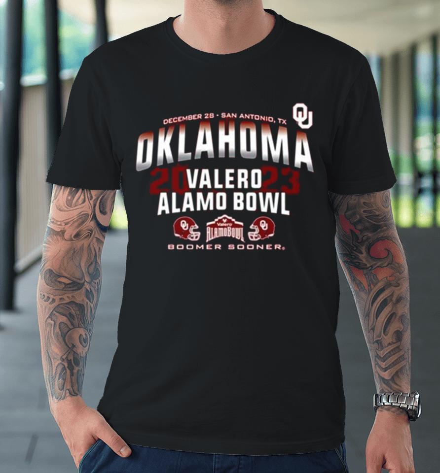 Oklahoma Sooners 2023 Valero Alamo Bowl Boomer Sooner Premium T-Shirt
