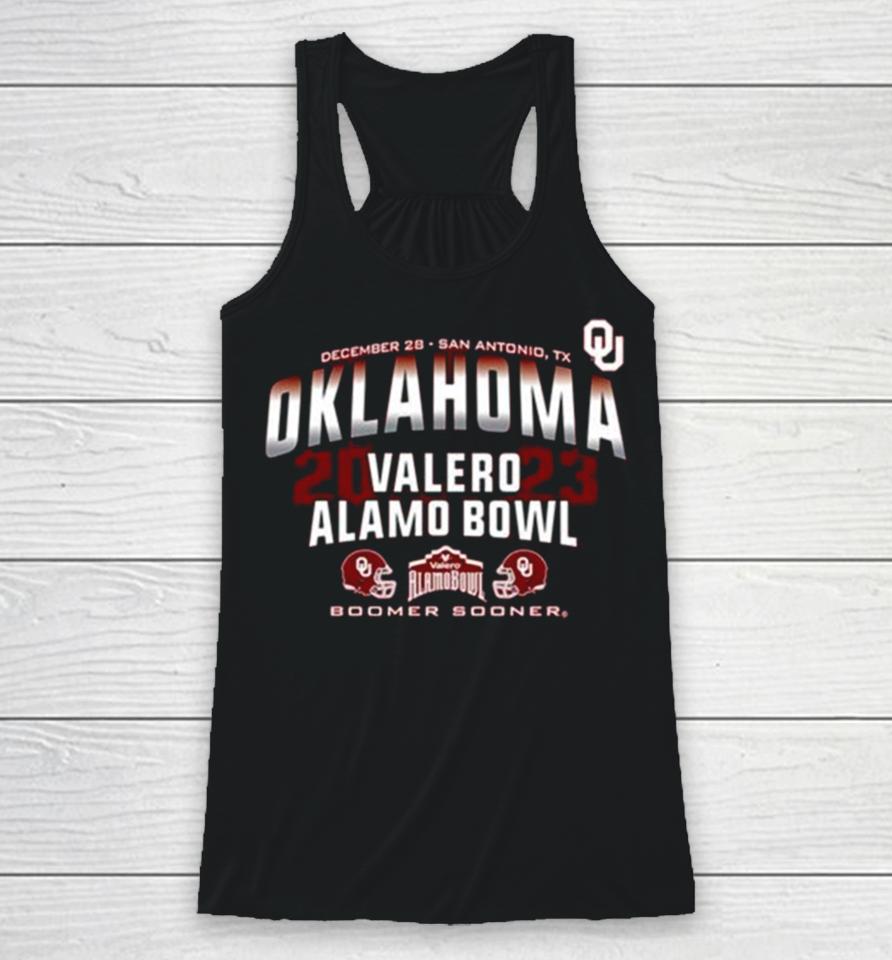 Oklahoma Sooners 2023 Valero Alamo Bowl Boomer Sooner Racerback Tank