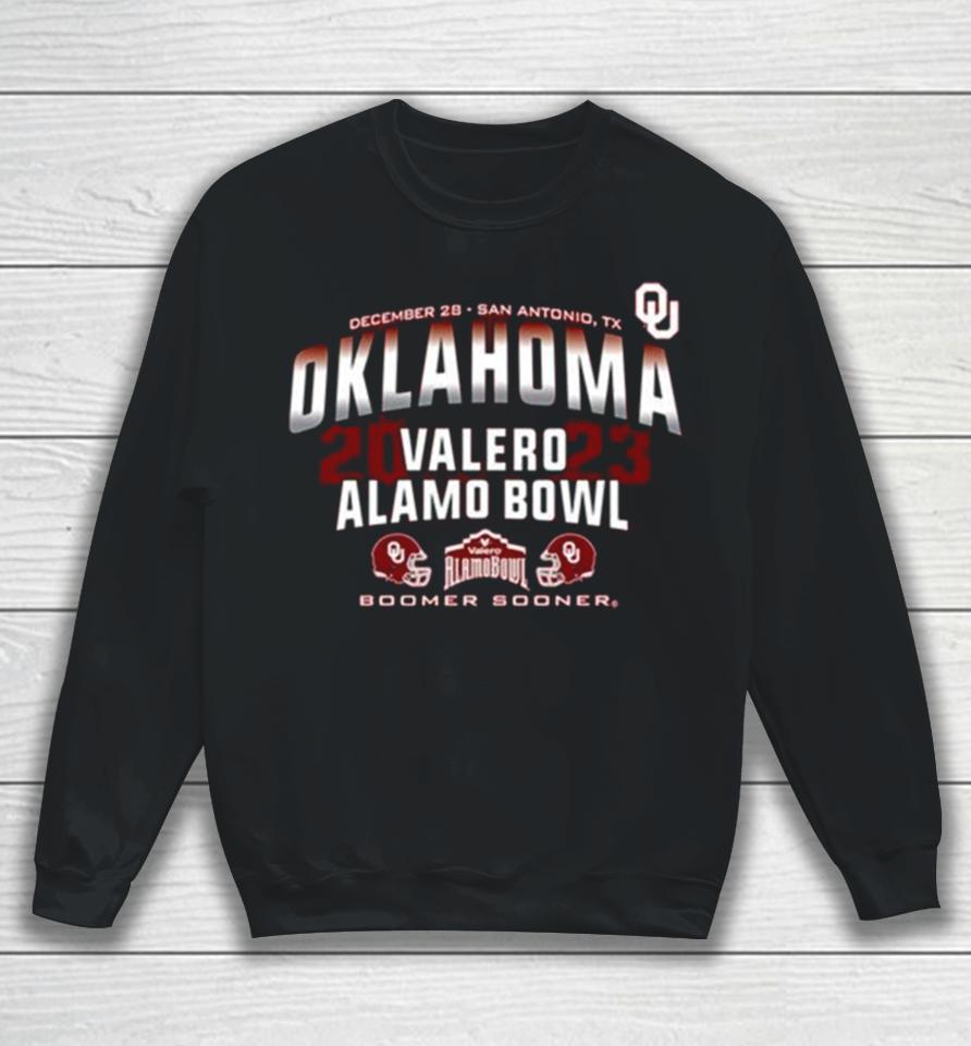 Oklahoma Sooners 2023 Valero Alamo Bowl Boomer Sooner Sweatshirt