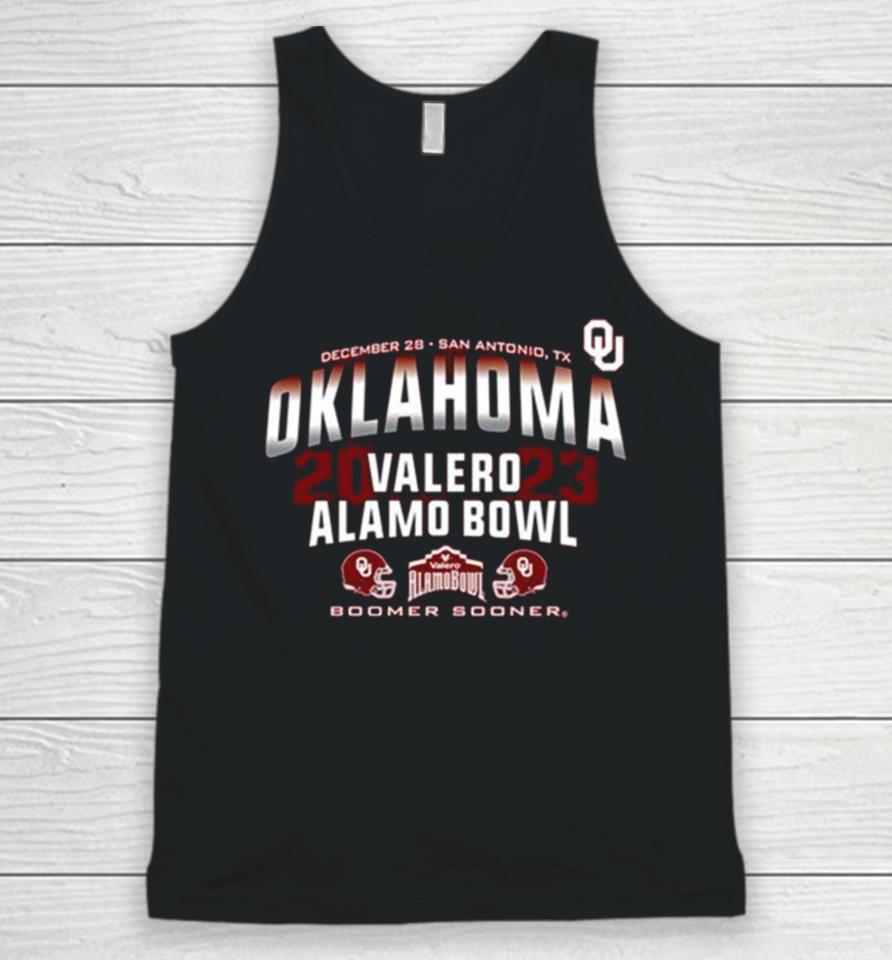 Oklahoma Sooners 2023 Valero Alamo Bowl Boomer Sooner Unisex Tank Top