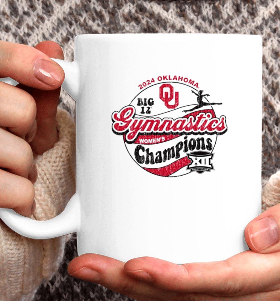 Oklahoma Sooners 2024 Big 12 Women’s Gymnastics Champions Coffee Mug