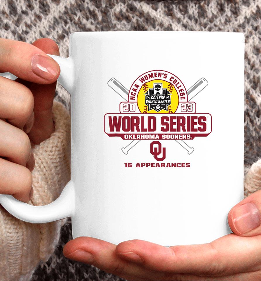 Oklahoma Sooners Women's College World Series 2023 Softball Coffee Mug