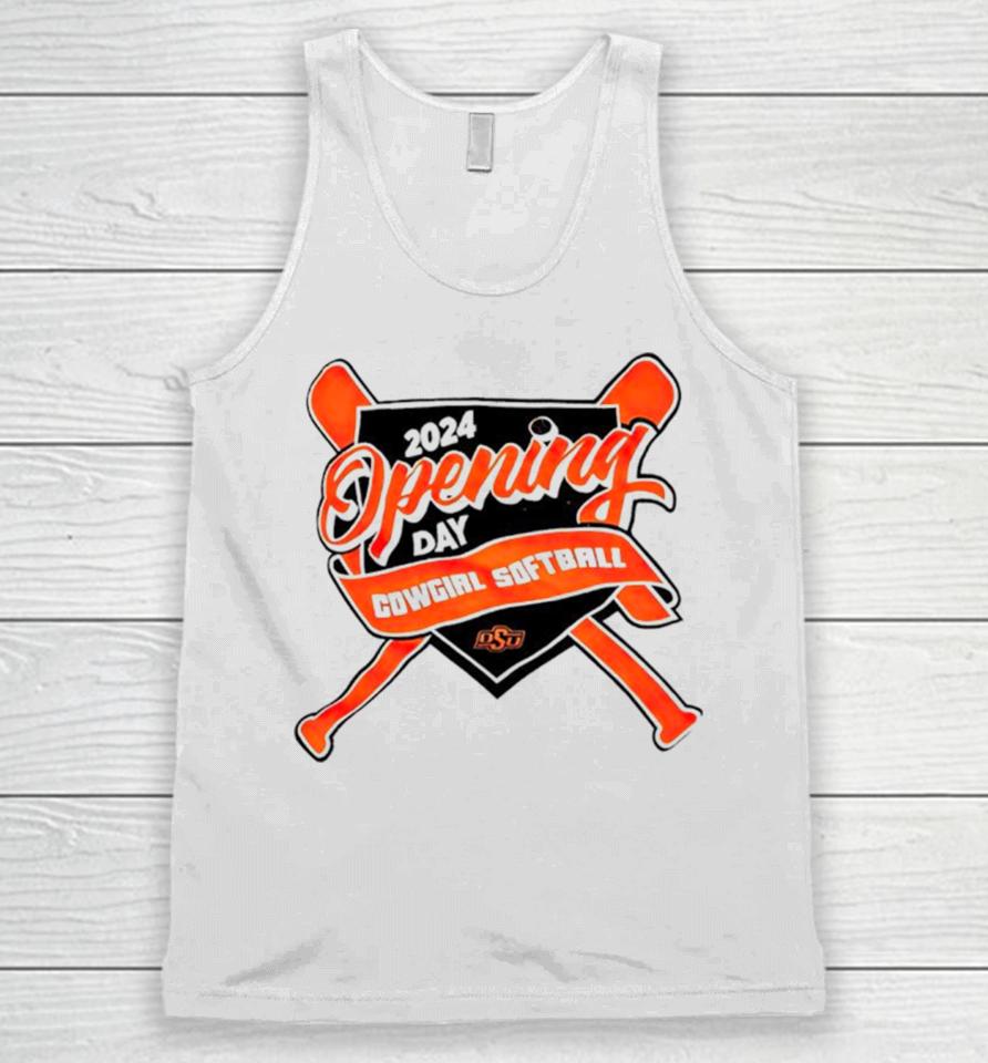 Oklahoma State Cowboys 2024 Opening Day Cowgirl Softball Unisex Tank Top