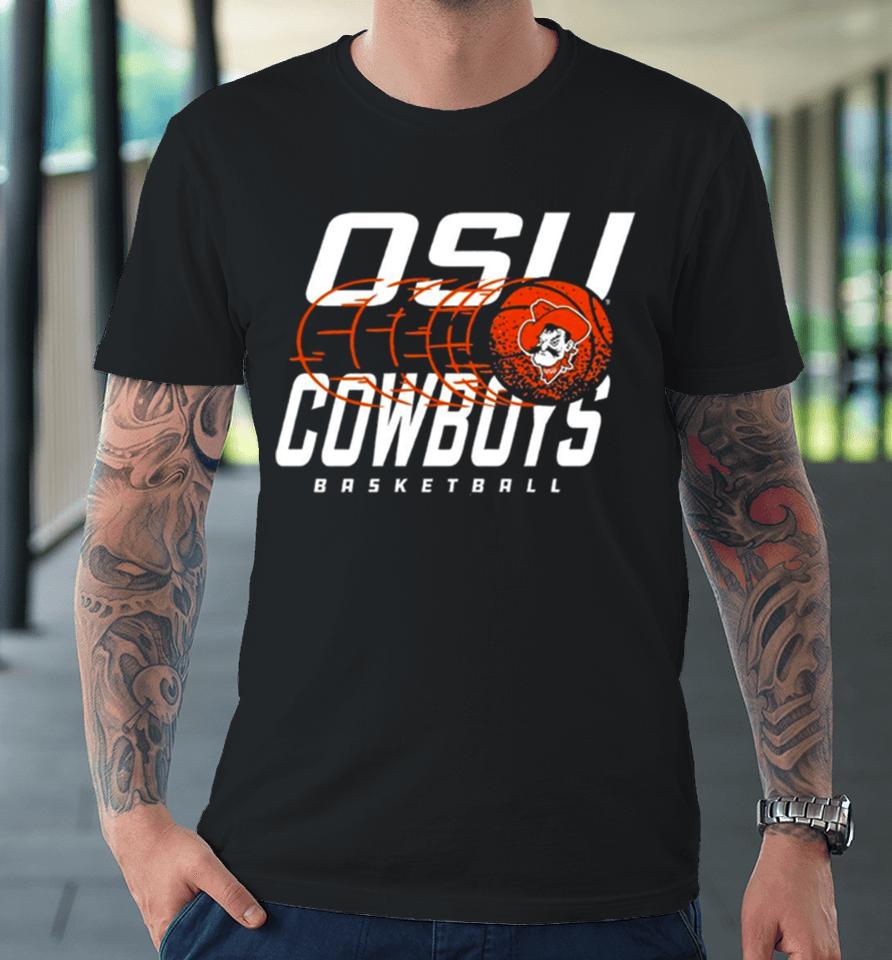 Oklahoma State Cowboys Basketball Logo Premium T-Shirt