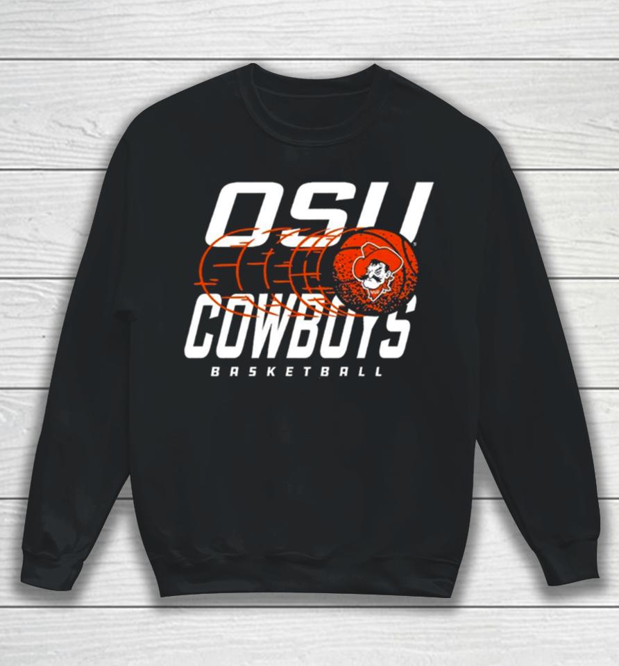Oklahoma State Cowboys Basketball Logo Sweatshirt