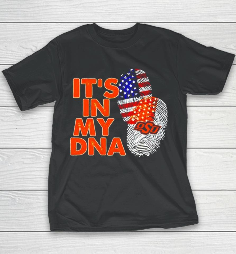 Oklahoma State Cowboys It’s In My Dna Fingerprint Youth T-Shirt