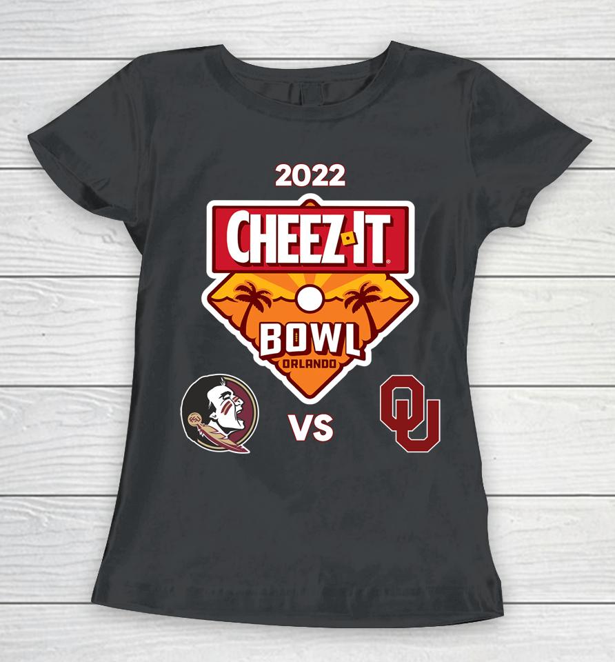 Oklahoma Vs Florida State Seminoles 022 Cheez-It Bowl College Football Women T-Shirt