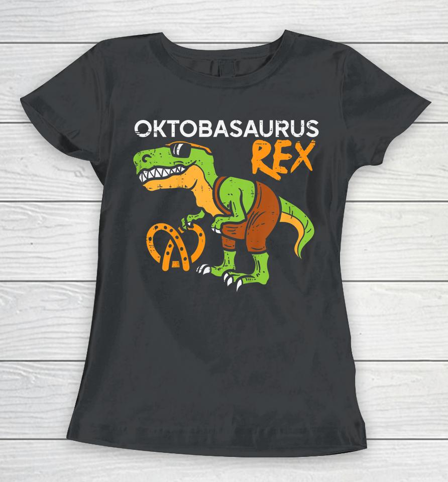 Oktobasaurus Rex Oktoberfest Trex Bavaria Dinosaur Boys Kids Women T-Shirt