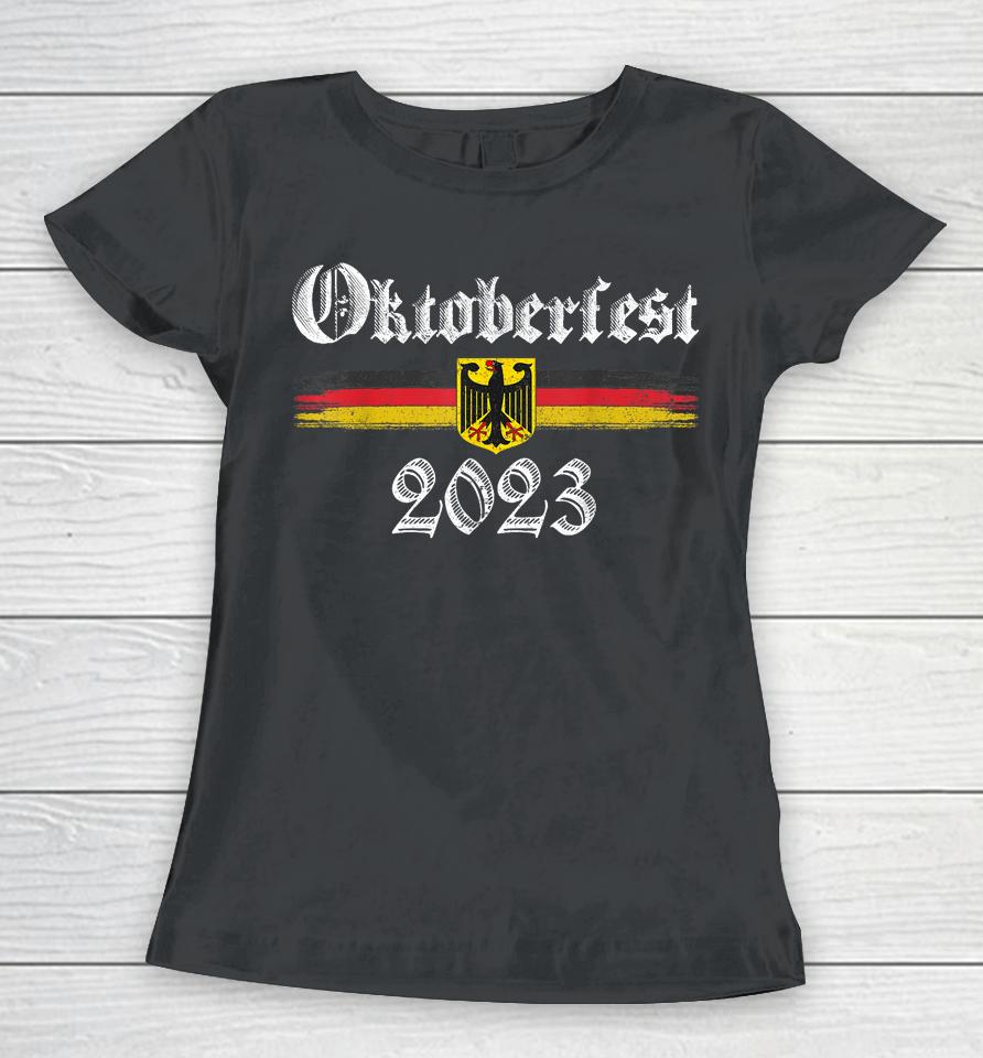 Oktoberfest 2023 Germany Flag Women T-Shirt