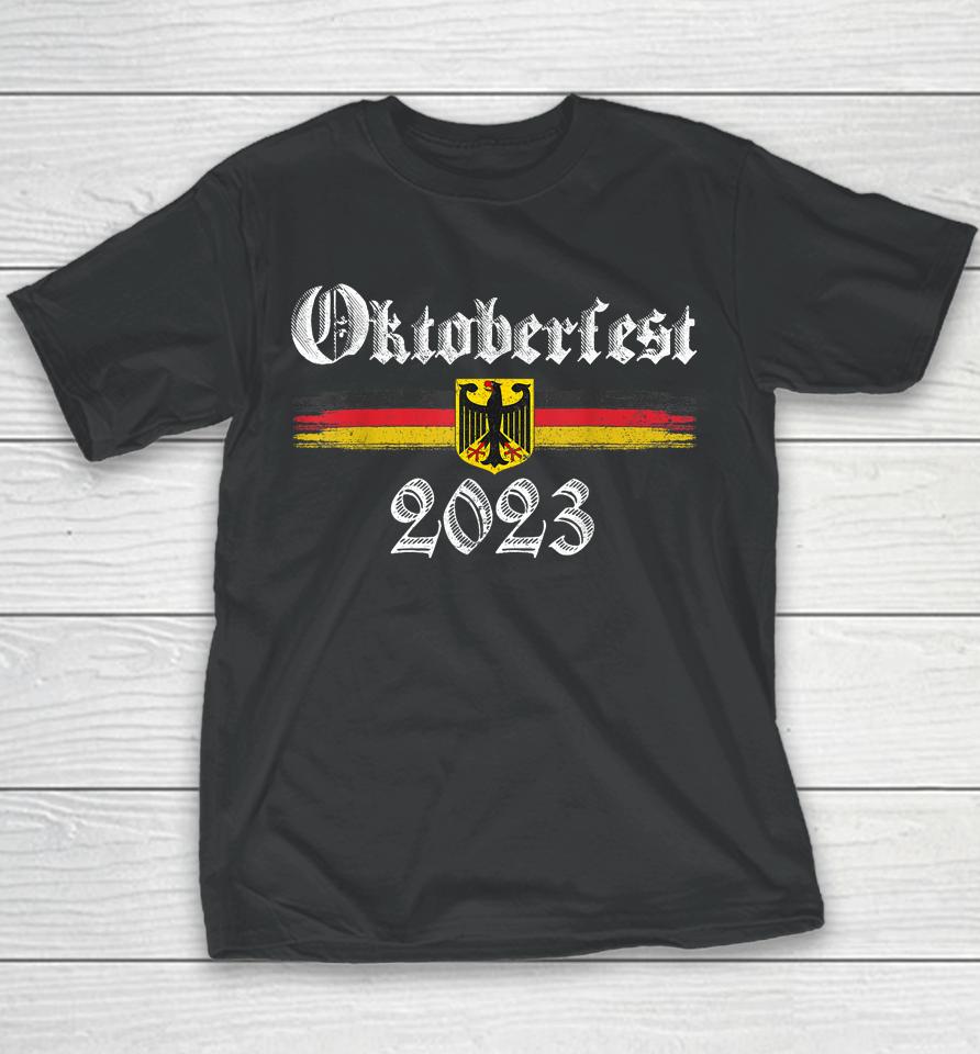 Oktoberfest 2023 Germany Flag Youth T-Shirt