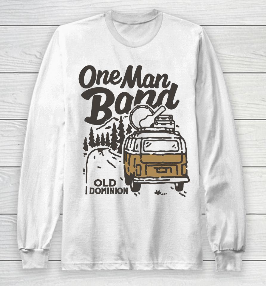 Old Dominion Merch One Man Band Long Sleeve T-Shirt