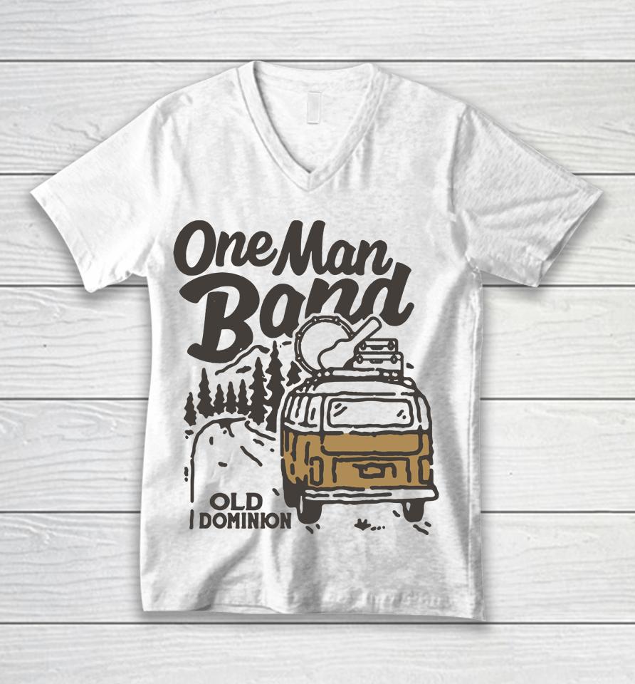 Old Dominion Shop One Man Band Unisex V-Neck T-Shirt