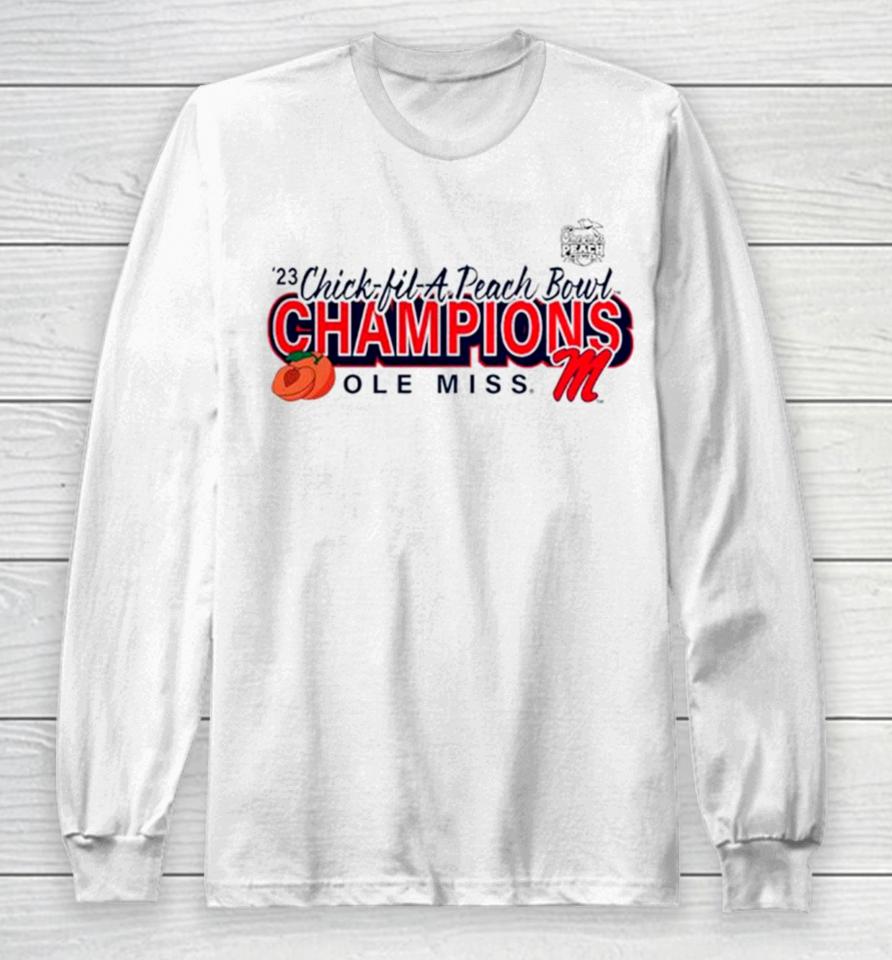 Ole Miss Rebels 2023 Peach Bowl Champions Superior Ability Long Sleeve T-Shirt