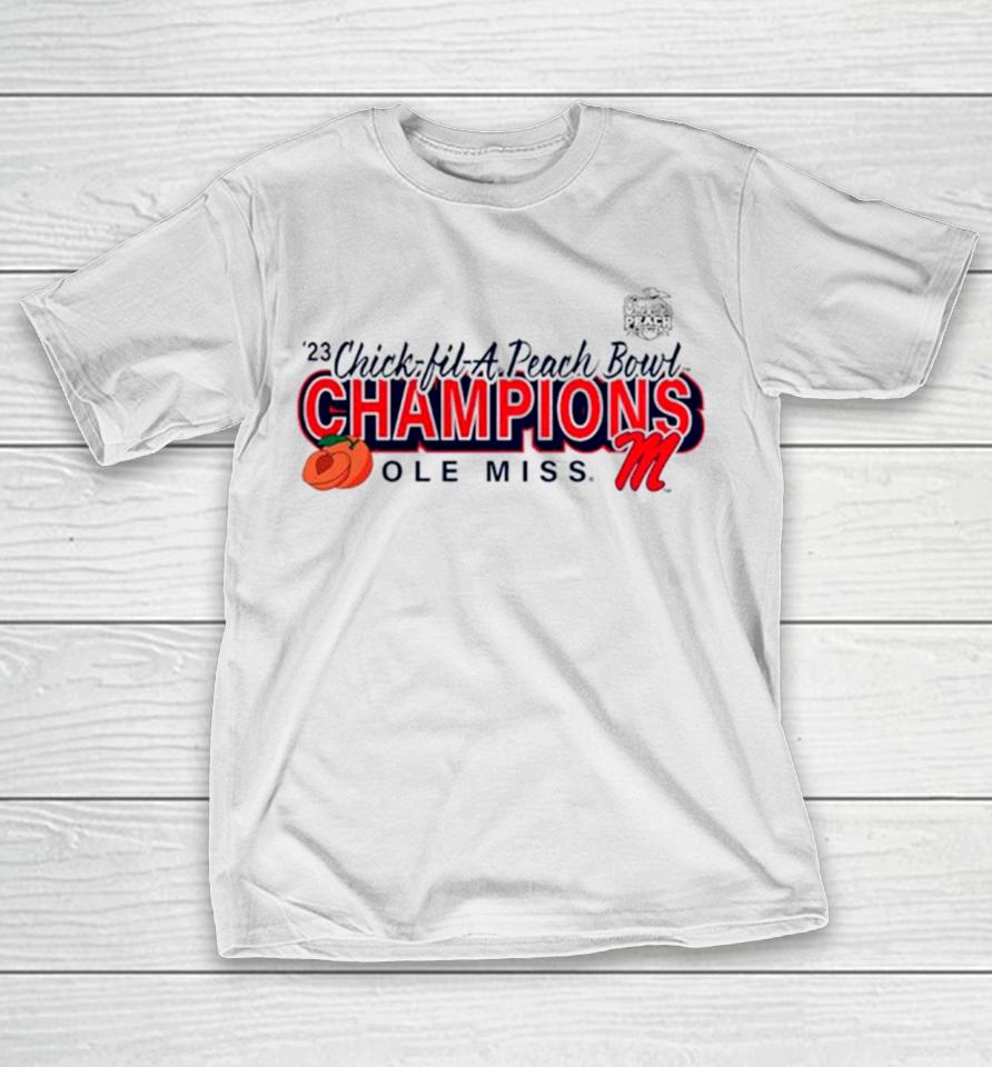 Ole Miss Rebels 2023 Peach Bowl Champions Superior Ability T-Shirt
