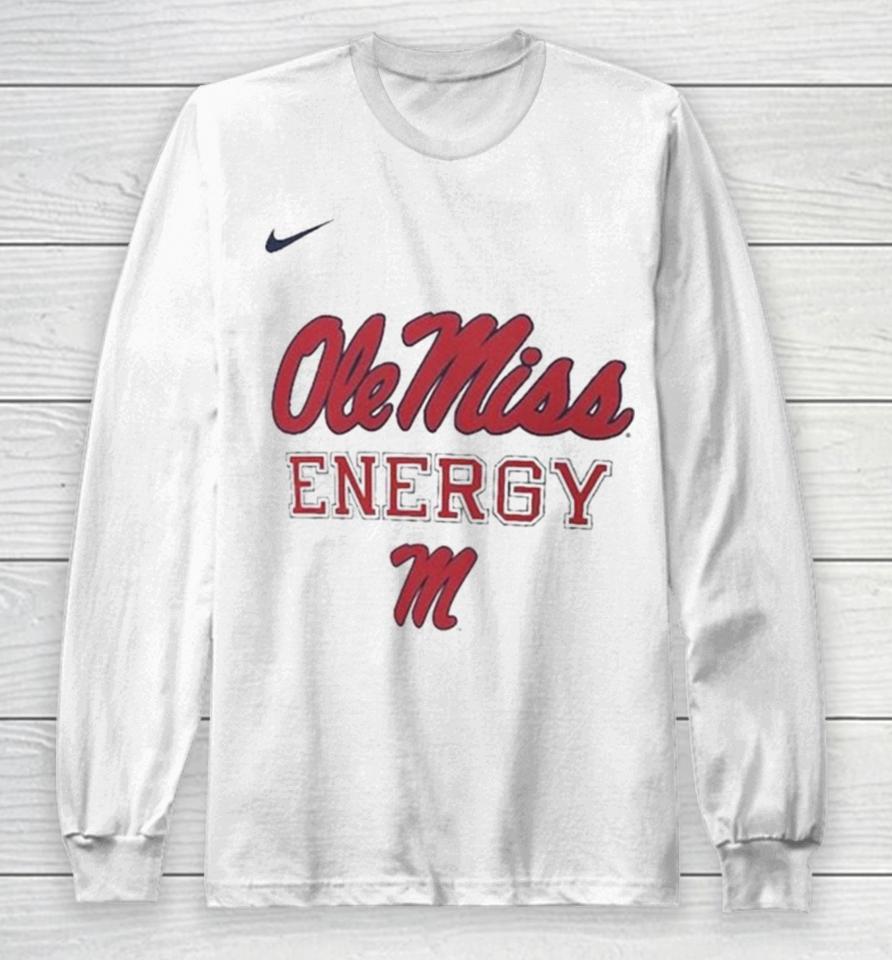 Ole Miss Rebels 2024 On Court Long Sleeve T-Shirt