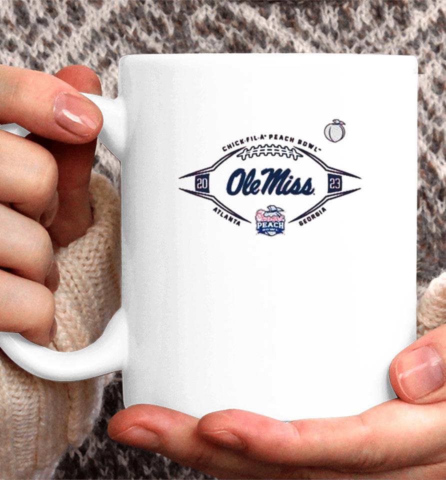 Ole Miss Rebels Football 2023 Chick Fil A Peach Bowl Coffee Mug
