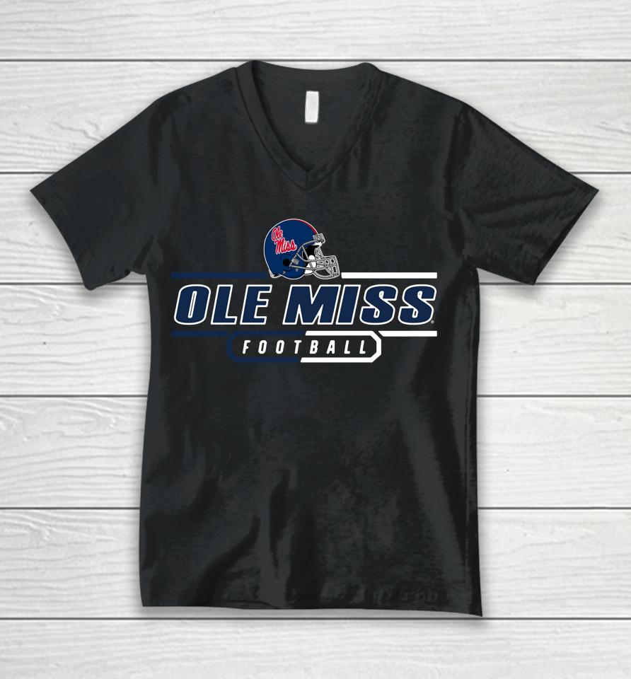 Ole Miss Rebels Football Scrimmage Fleece Unisex V-Neck T-Shirt