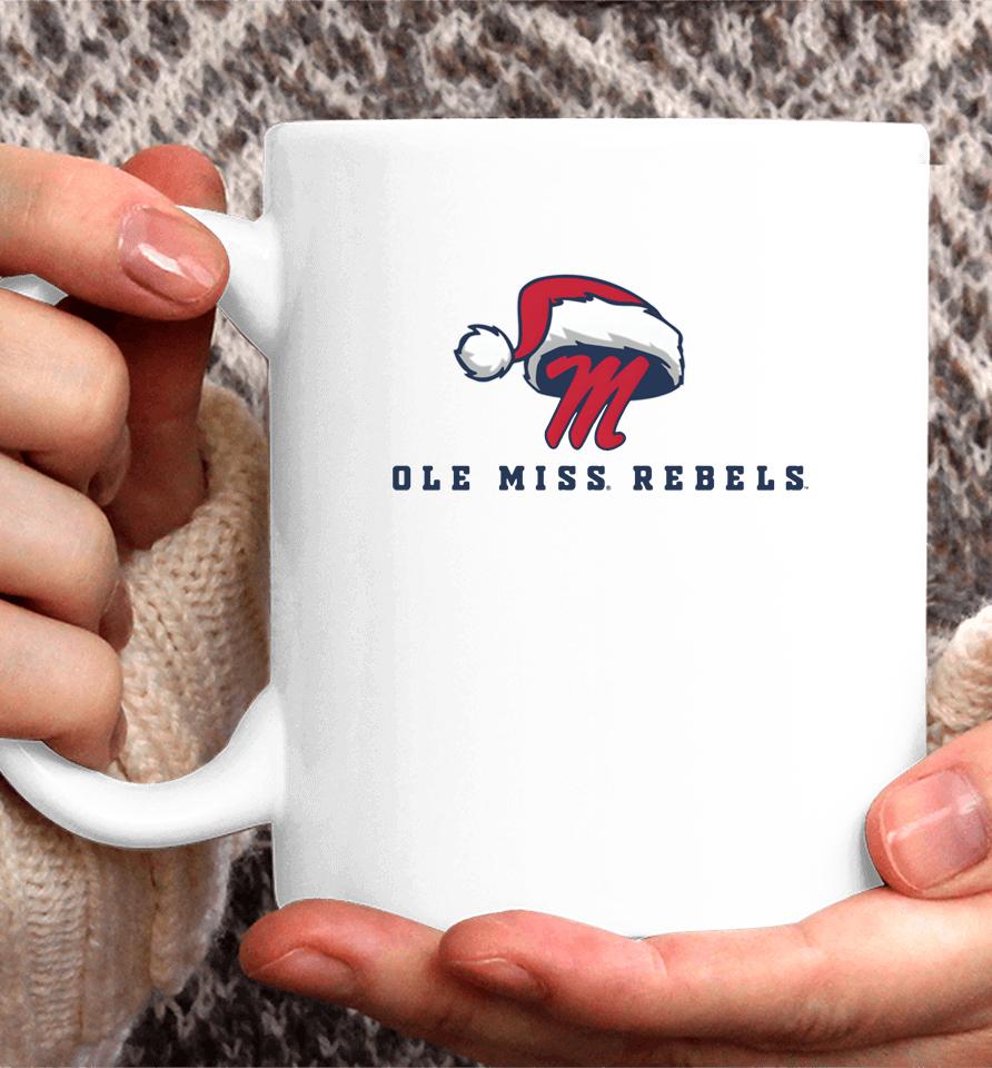 Ole Miss Rebels Logo Santa Hat 2022 Coffee Mug