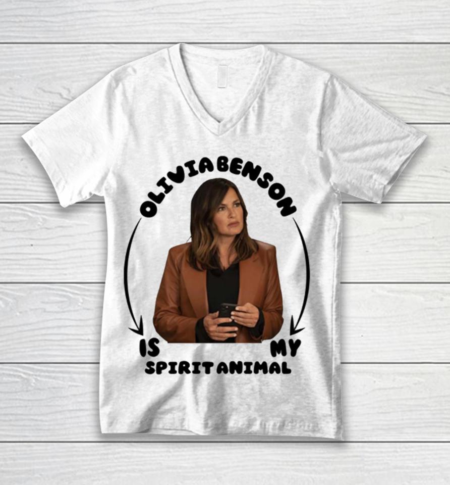 Olivia Benson Is My Spirit Animal Funny Unisex V-Neck T-Shirt