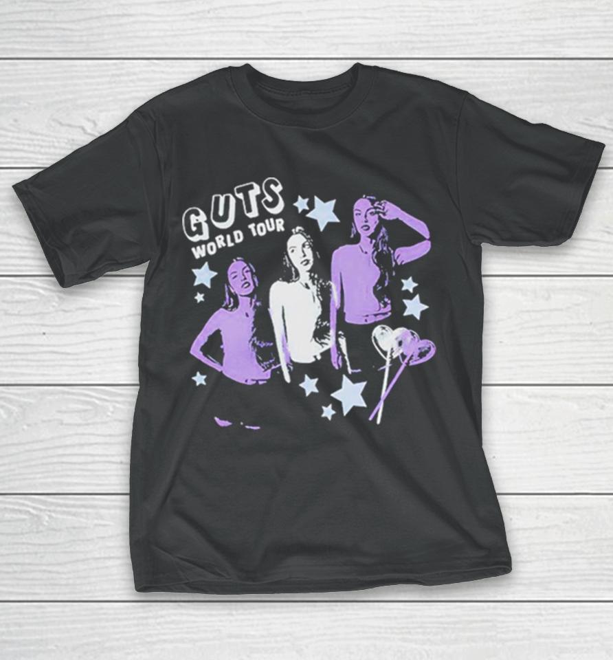 Olivia Rodrigo Guts World Tour Lollypop Dateback T-Shirt