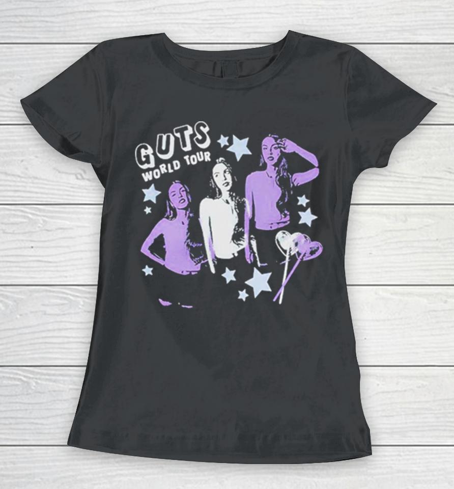 Olivia Rodrigo Guts World Tour Lollypop Dateback Women T-Shirt