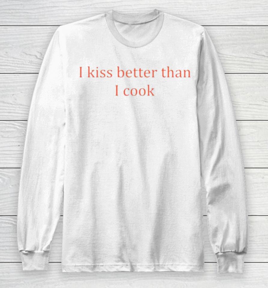Olivia Rodrigo Wearing I Kiss Better Than I Cook Long Sleeve T-Shirt
