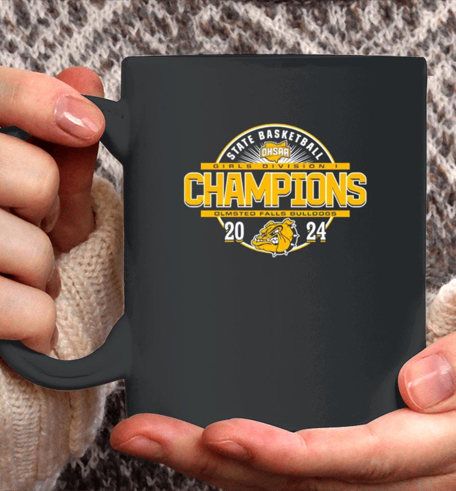 Olmsted Falls Bulldogs 2024 Ohsaa Girls Basketball Division I State Champions Coffee Mug