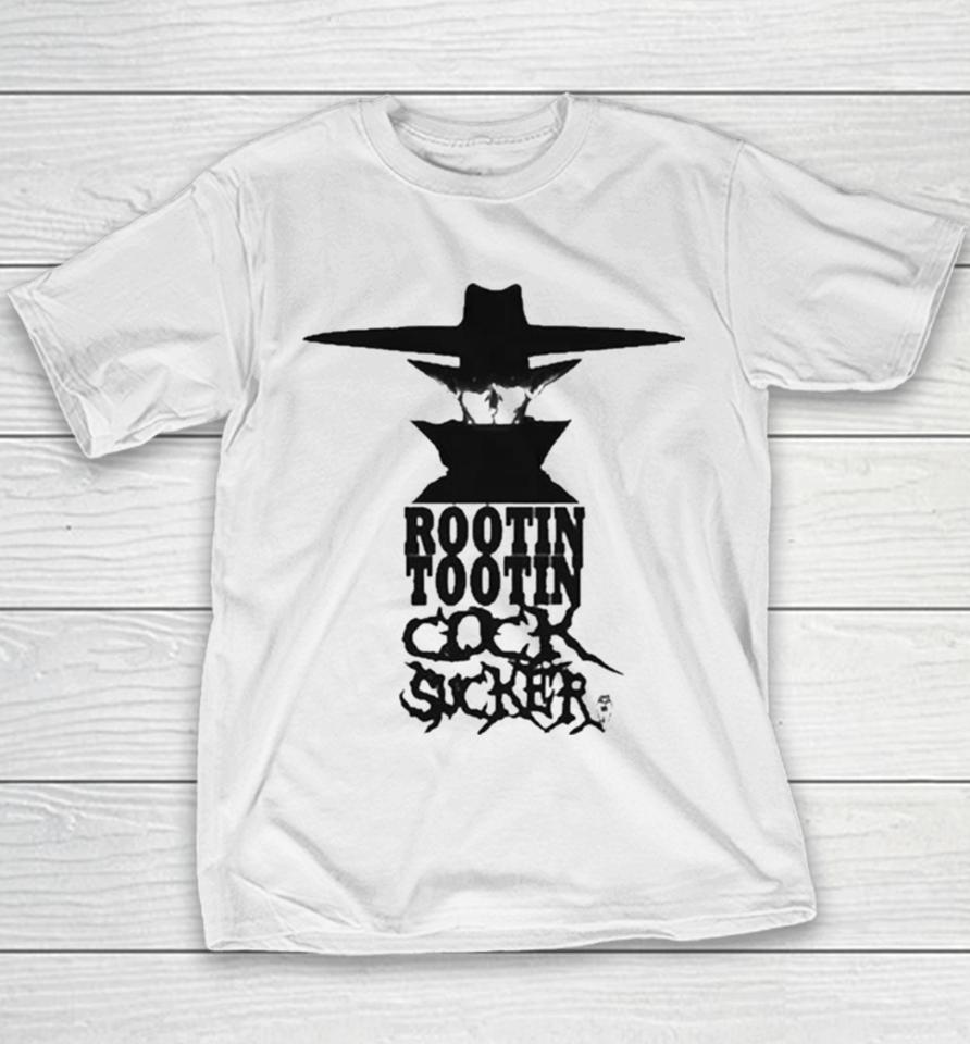 Omegablackart Rootin Tootin Cock Sucker Youth T-Shirt