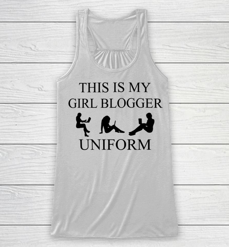 Omighty This Is My Girl Blogger Uniform Racerback Tank