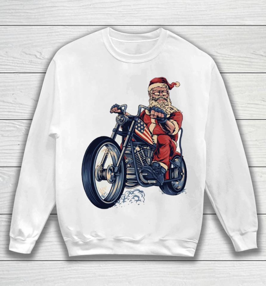 On A Motorcycle For Enthusiasts Lovers Riders Sweatshirt