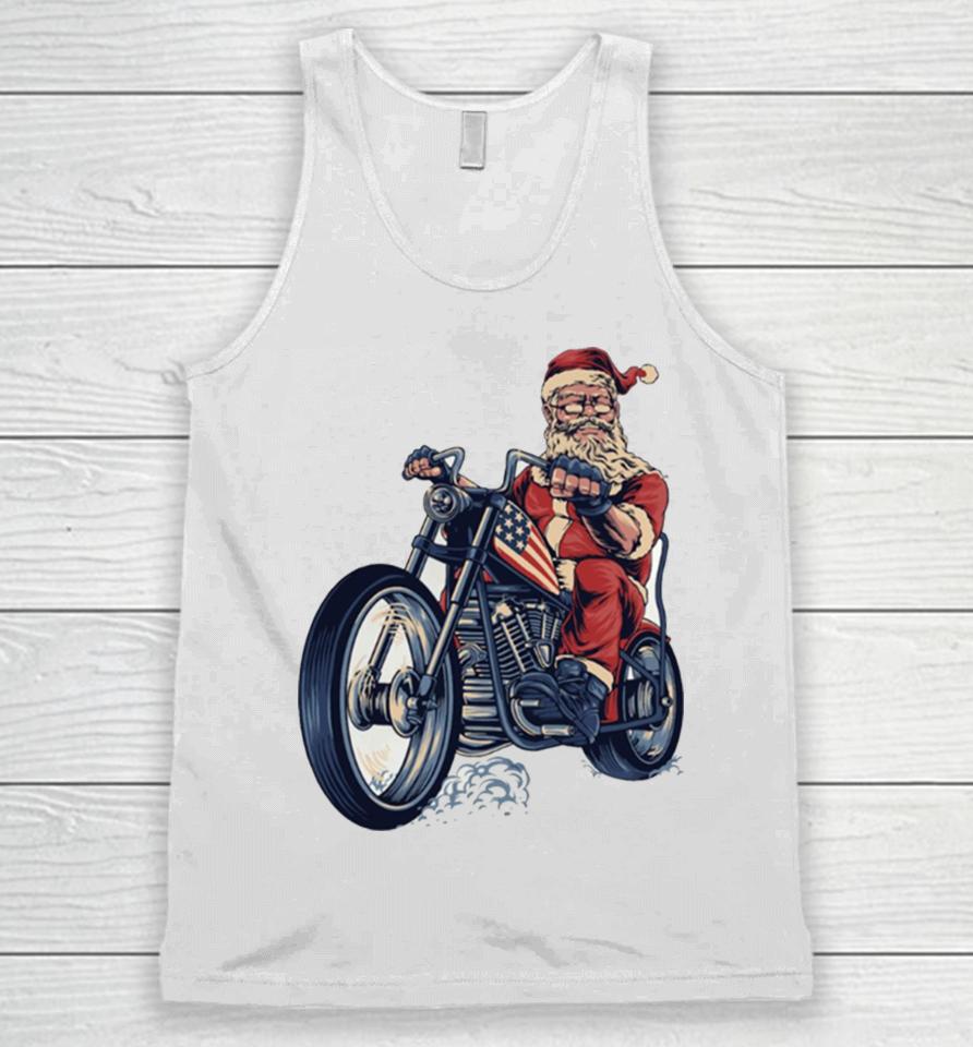 On A Motorcycle For Enthusiasts Lovers Riders Unisex Tank Top