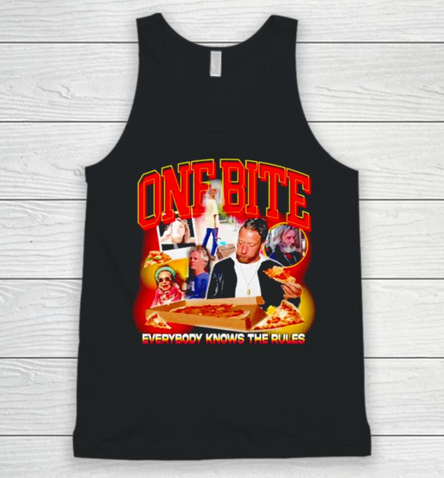 One Bite Everyone Knows The Rules Unisex Tank Top