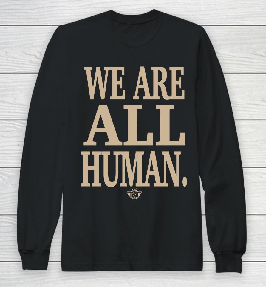 One Luv Hue Man Race We Are All Human Long Sleeve T-Shirt