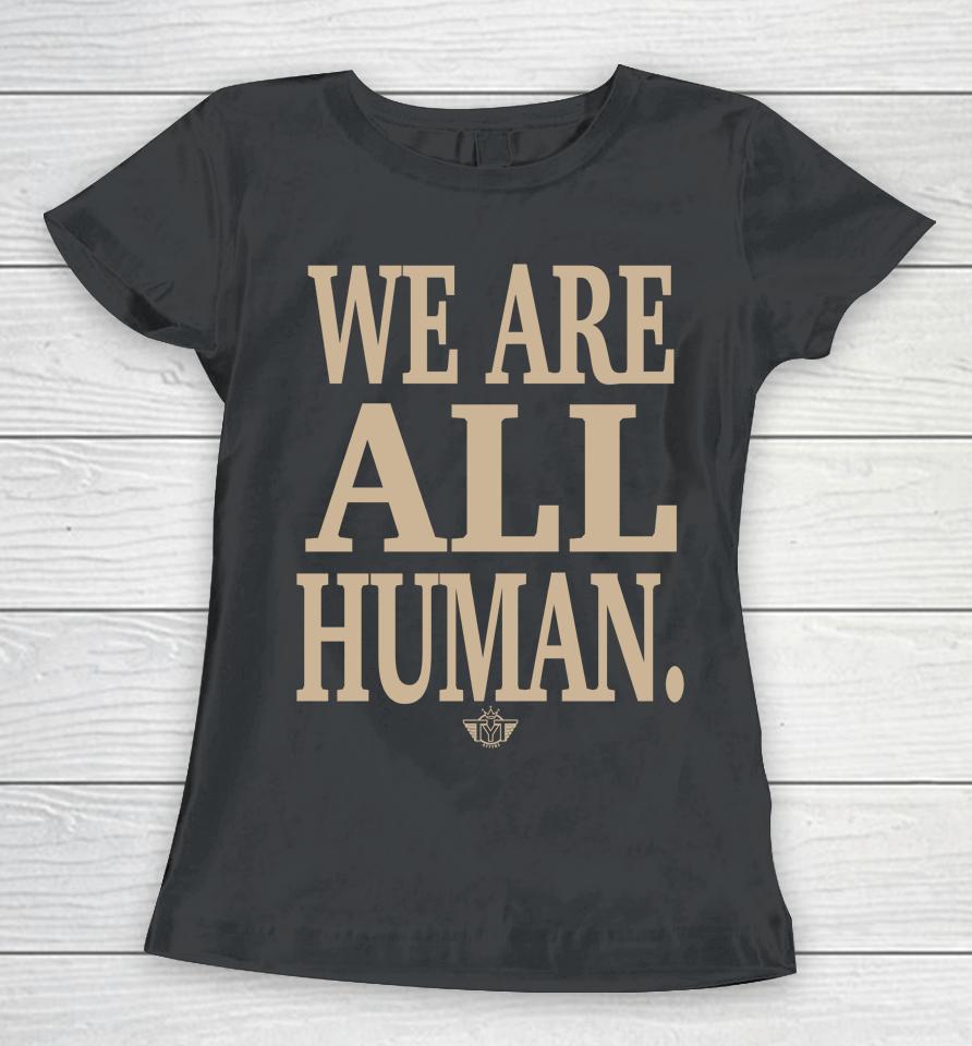 One Luv Hue Man Race We Are All Human Women T-Shirt