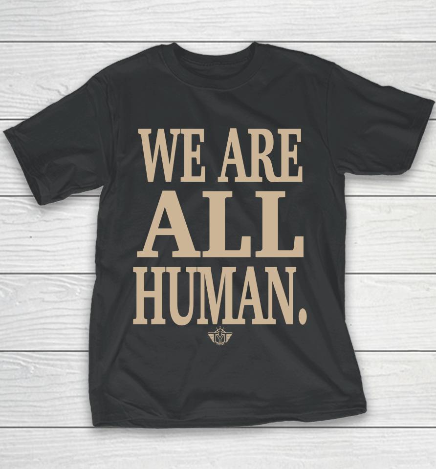 One Luv Hue Man Race We Are All Human Youth T-Shirt